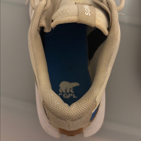 Sorel ONA 718 Low Sneaker Sea Salt, Chalk,& Blue SZ 9.5 casual athleisure walk - Picture 7 of 11